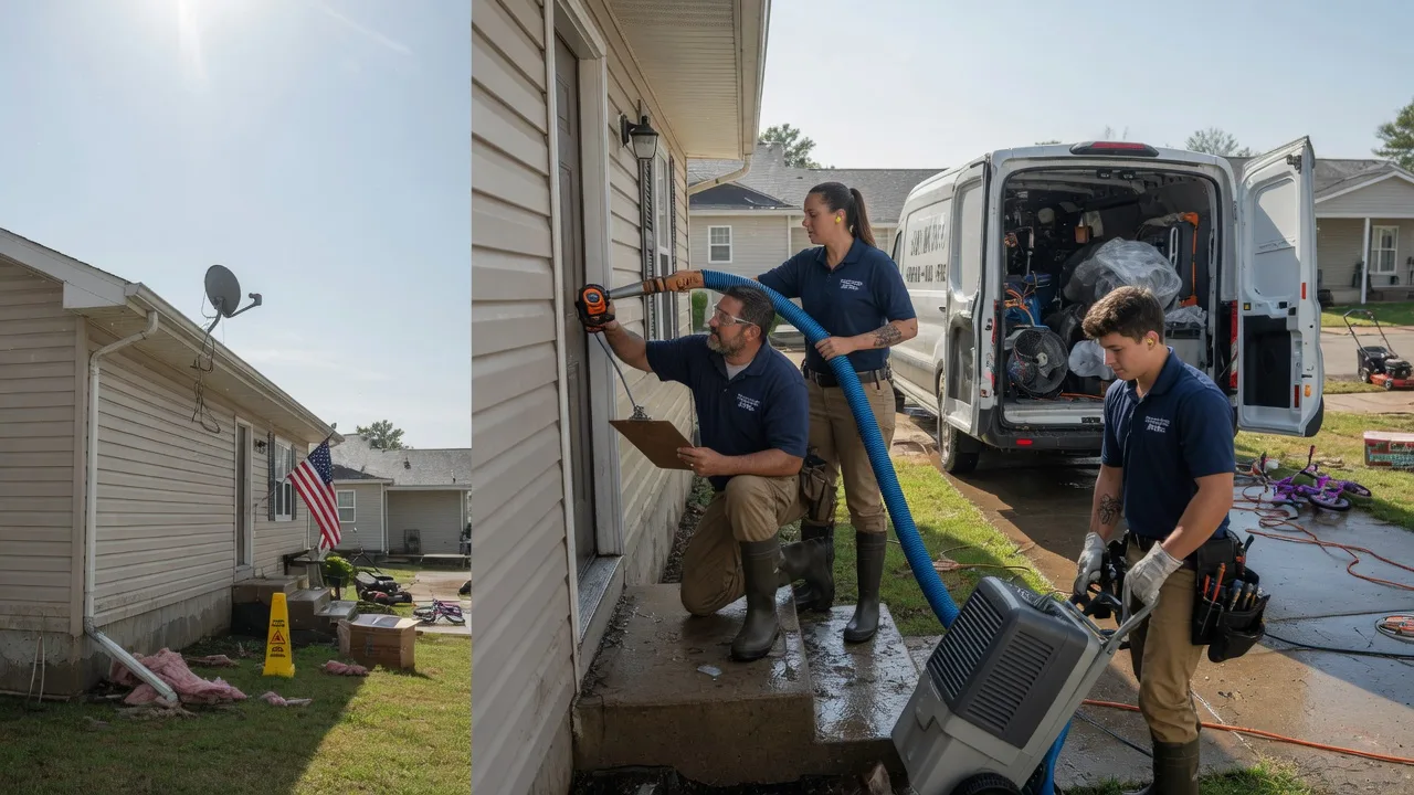 Ceiling Water Damage Restoration in Hudson, ME near me